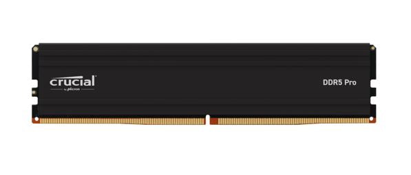 Crucial Pro 64GB (1x64GB) DDR5 UDIMM 5600MHz CL46 Black Heat Spreader Support Intel XMP AMD Ryzen Desktop PC Gaming Memory Crucial Pro 64GB (1x64GB) DDR5 UDIMM 5600MHz CL46 Black Heat Spreader Support Intel XMP AMD Ryzen Desktop PC Gaming Memory